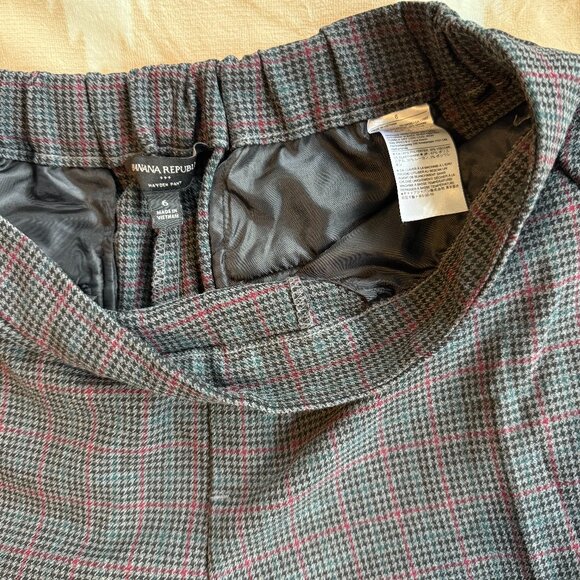 Banana Republic Hayden Pants - Plaid - Picture 6 of 6